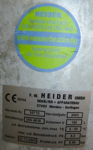 Typenschild